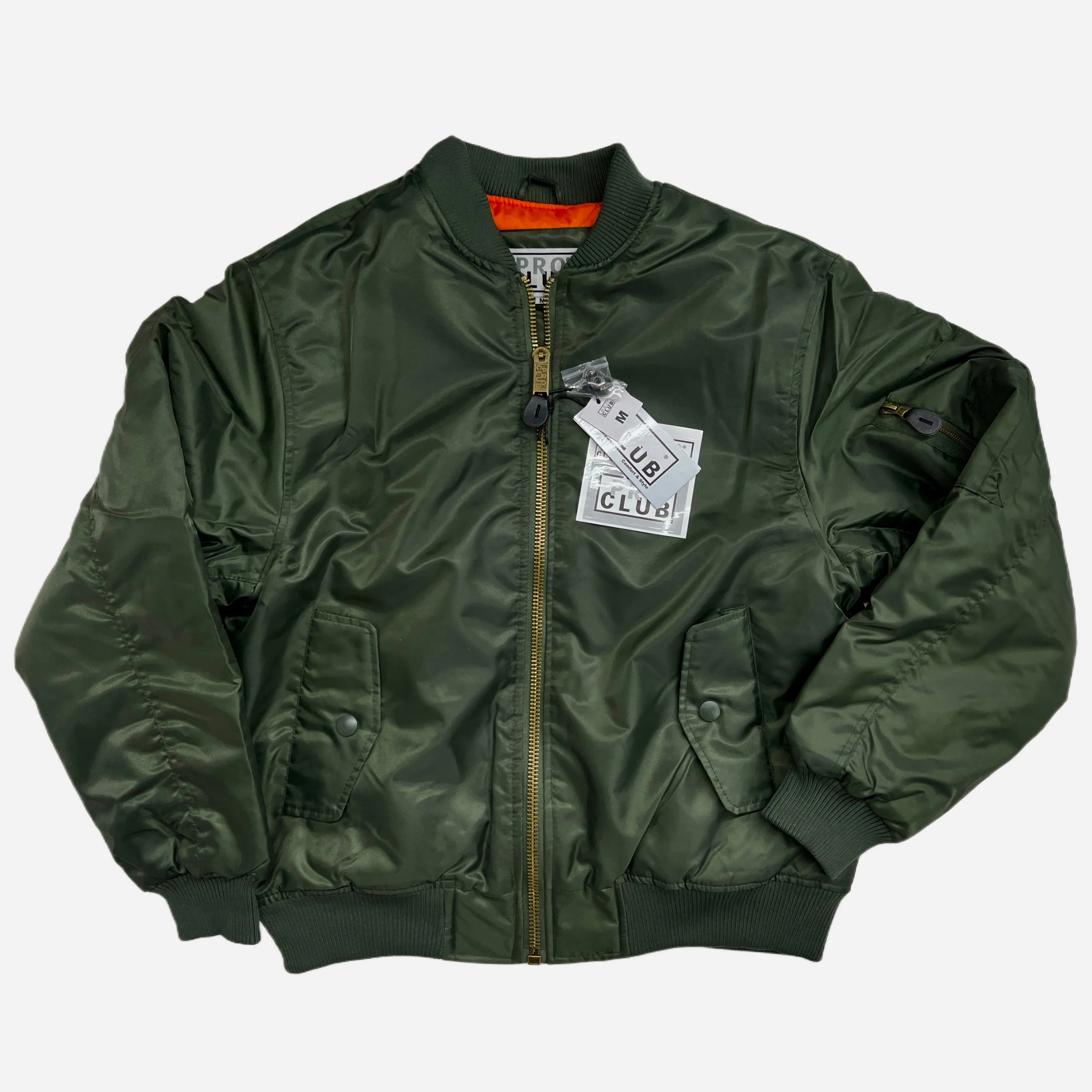 Pro Club Men's Flight Bomber Jacket