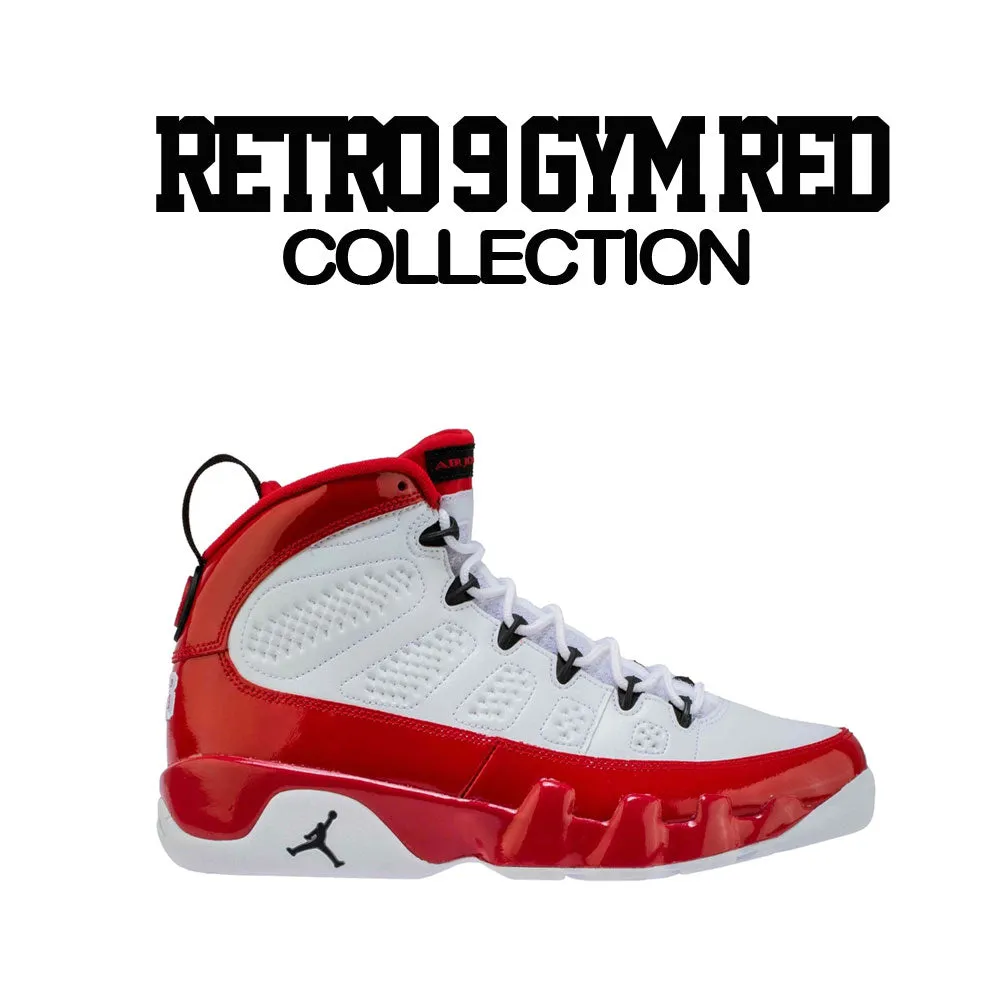 Retro 9 Gym Red Hoody- Scared Money - White