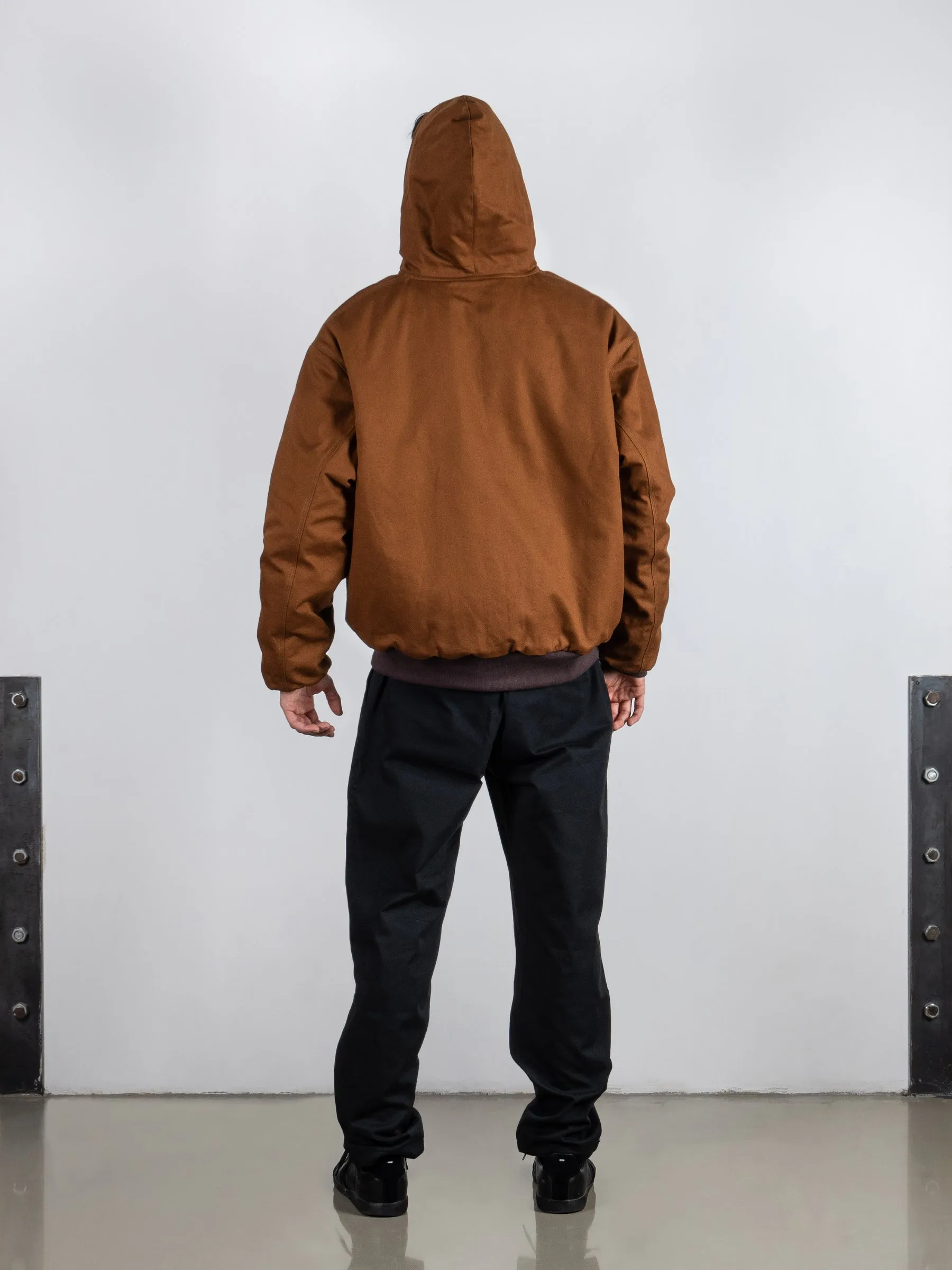 Reversible Hooded Jacket | Rust