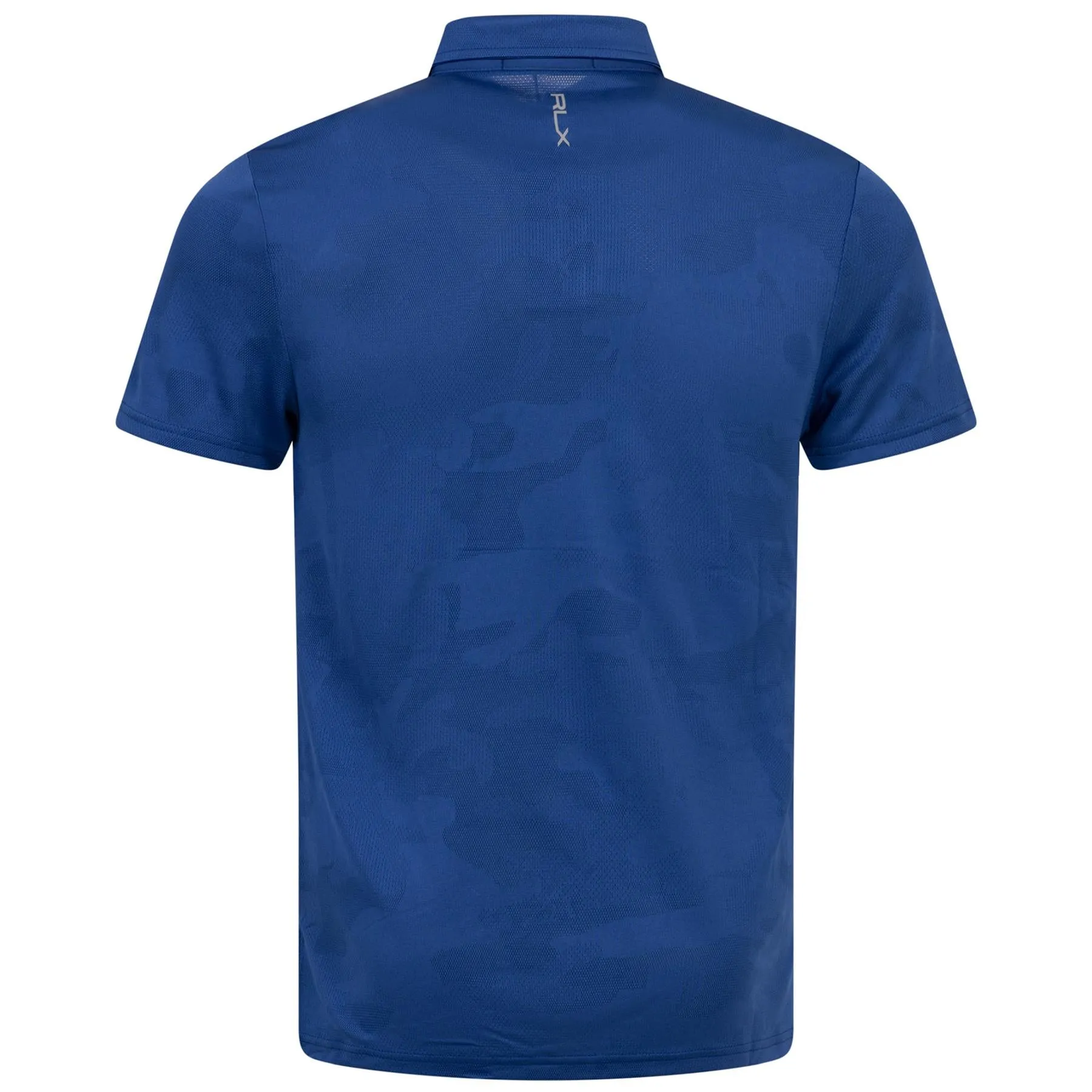 RLX Tailored Fit Lightweight Airflow Polo Royal Blue Camo - SS24