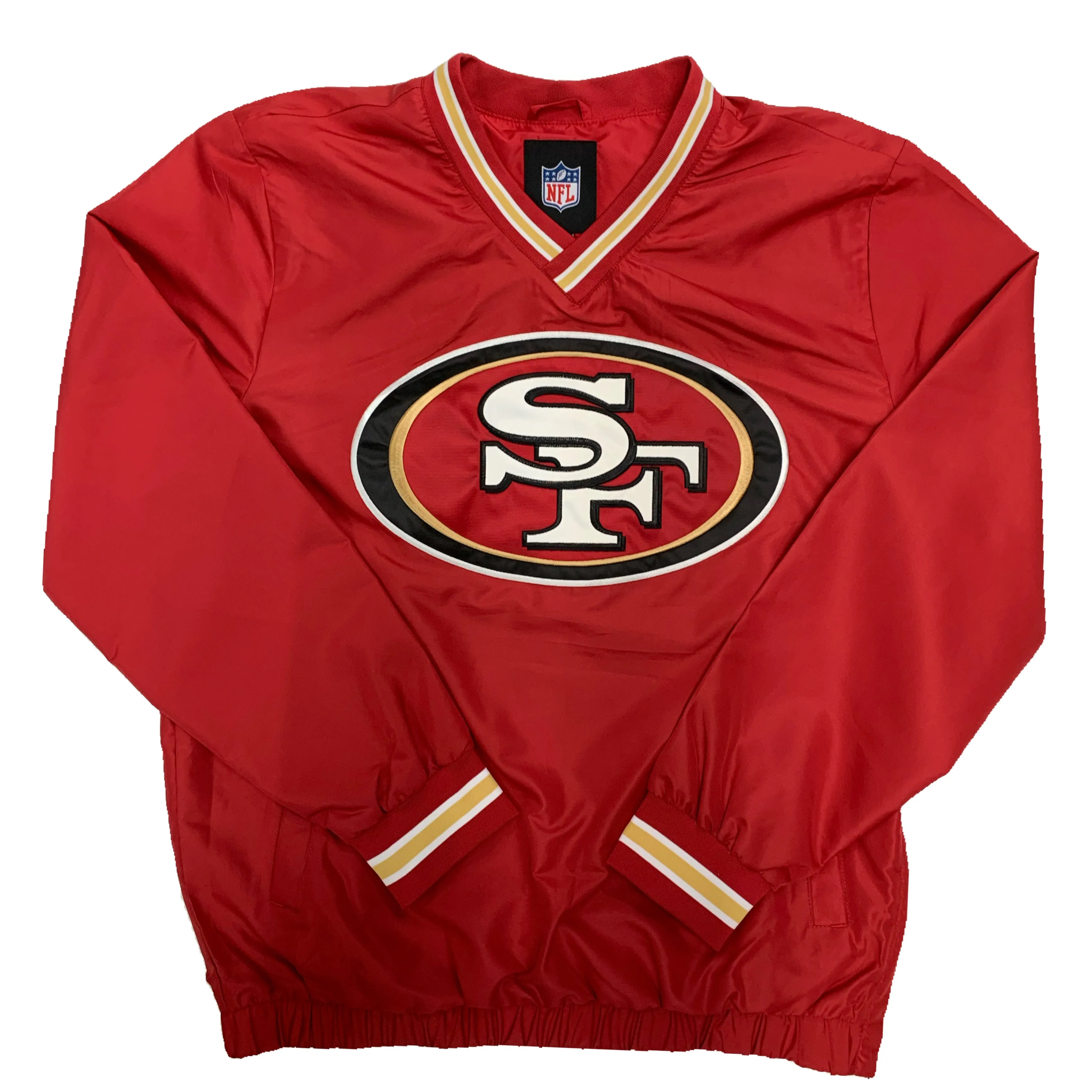 San Francisco 49ers Windbreaker with Pocket - Red