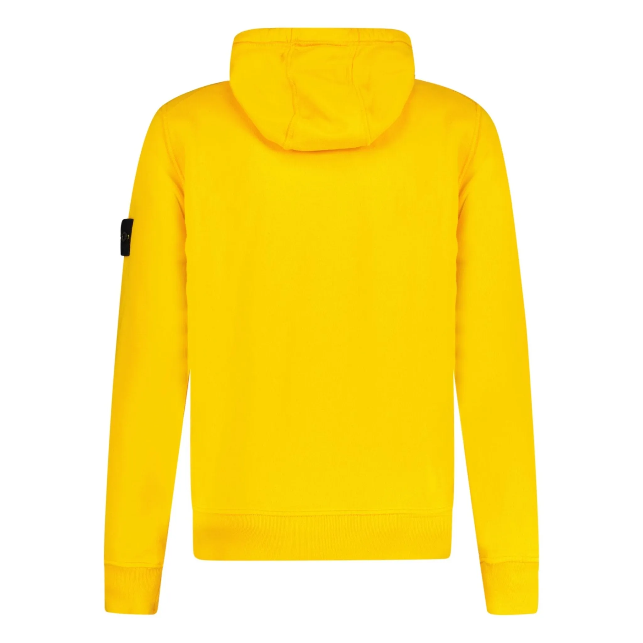 STONE ISLAND BASIC BADGE HOODED SWEATSHIRT ORANGE