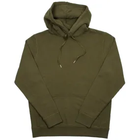 Sunspel - Loopback Overhead Hoodie - Military Green