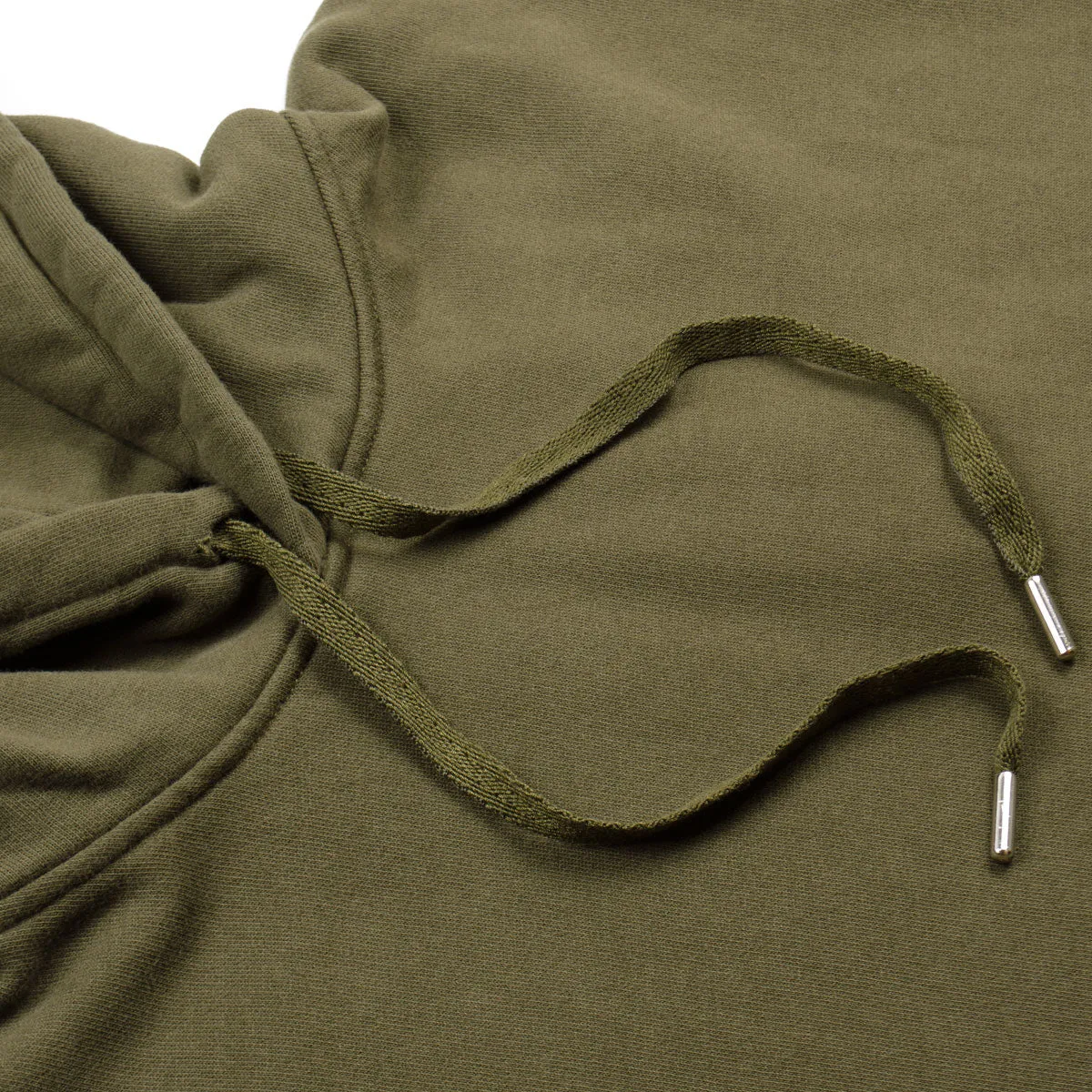 Sunspel - Loopback Overhead Hoodie - Military Green