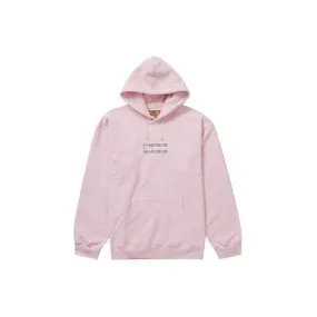 Supreme/ Burberry Box Logo Hooded Sweatshirt (Pink)