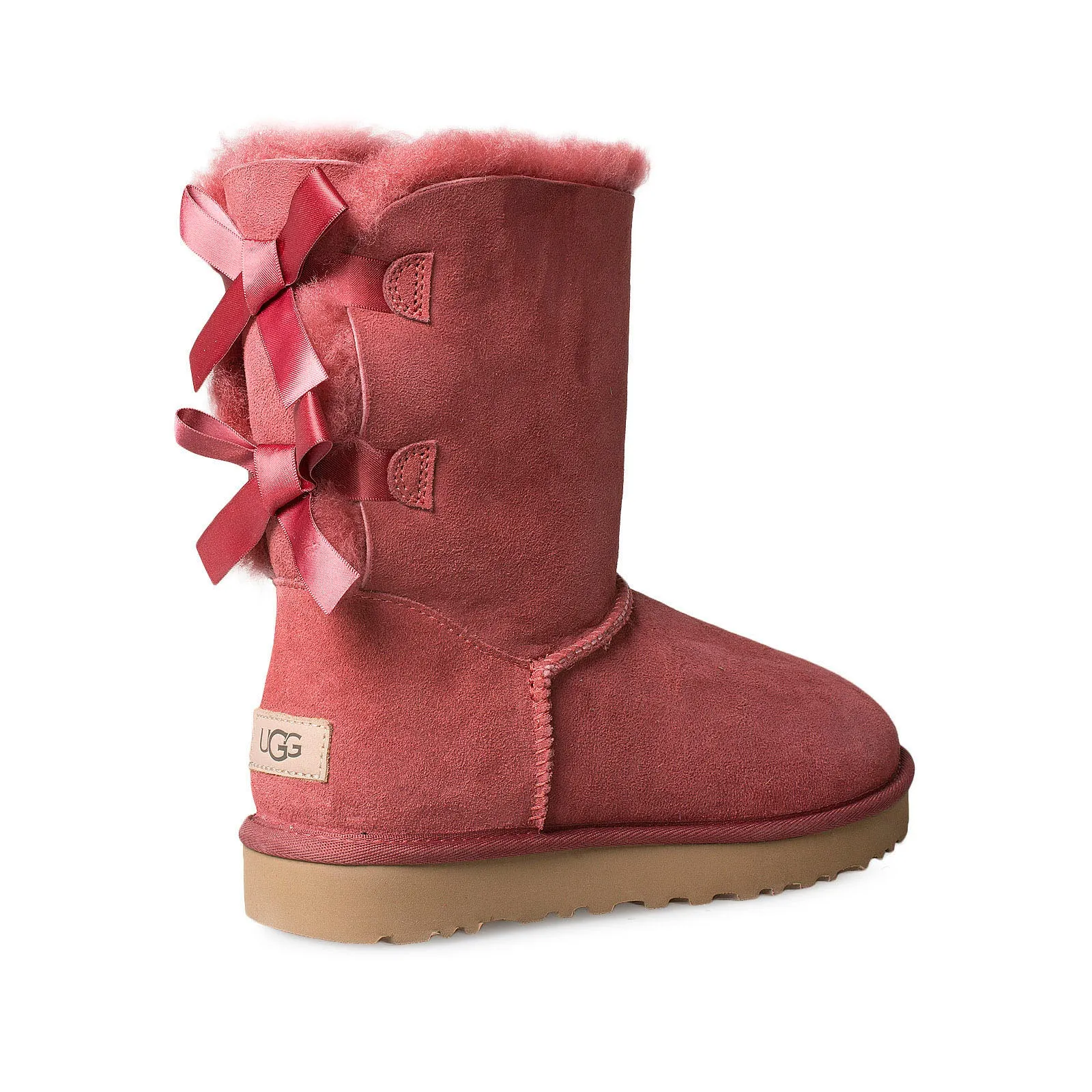 UGG Bailey Bow II Timeless Red Boots - Women's