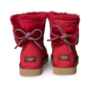 UGG Double Bow Mini Red Kiss Boots - Women's