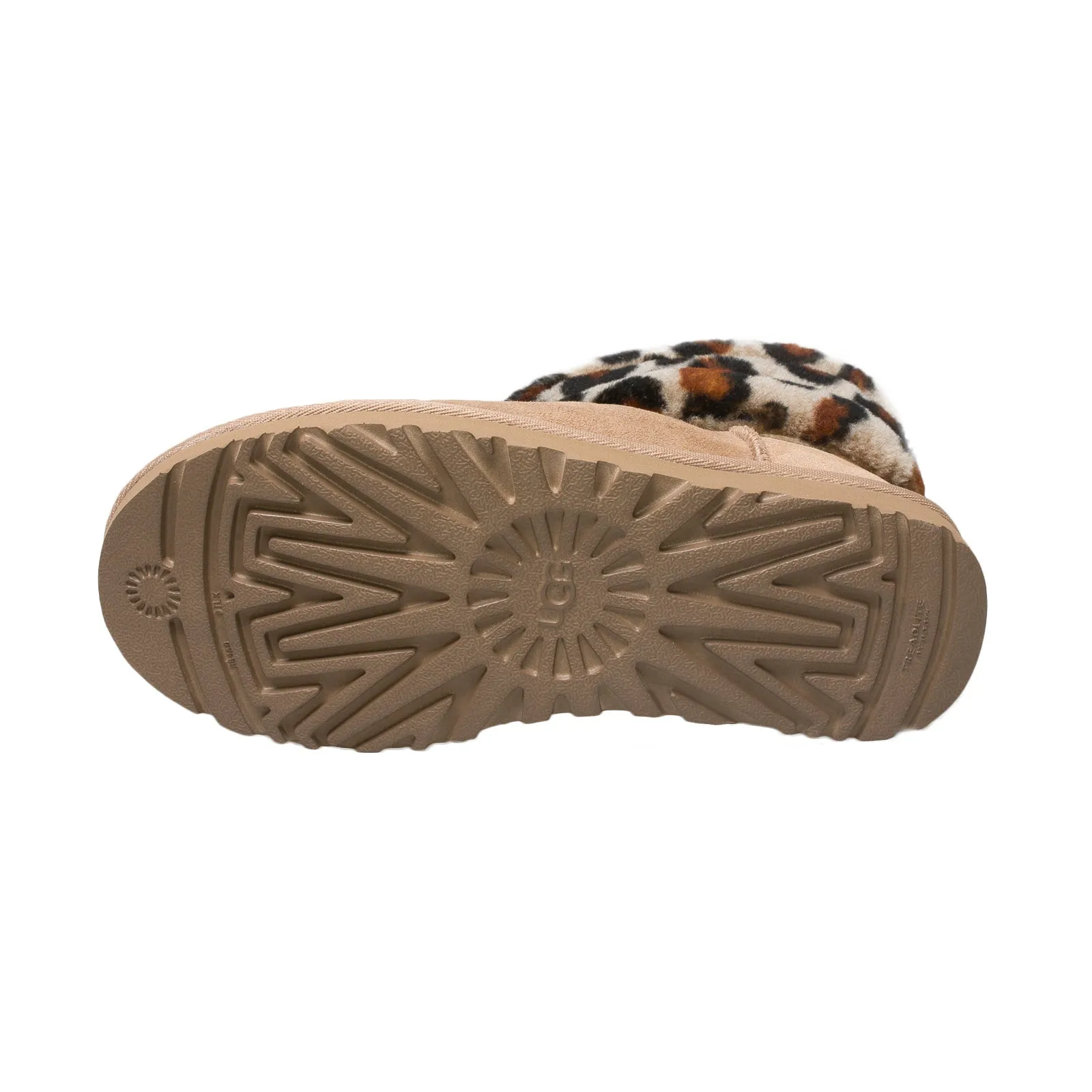 UGG Fluff Mini Quilted Leopard Amphora Boots - Women's