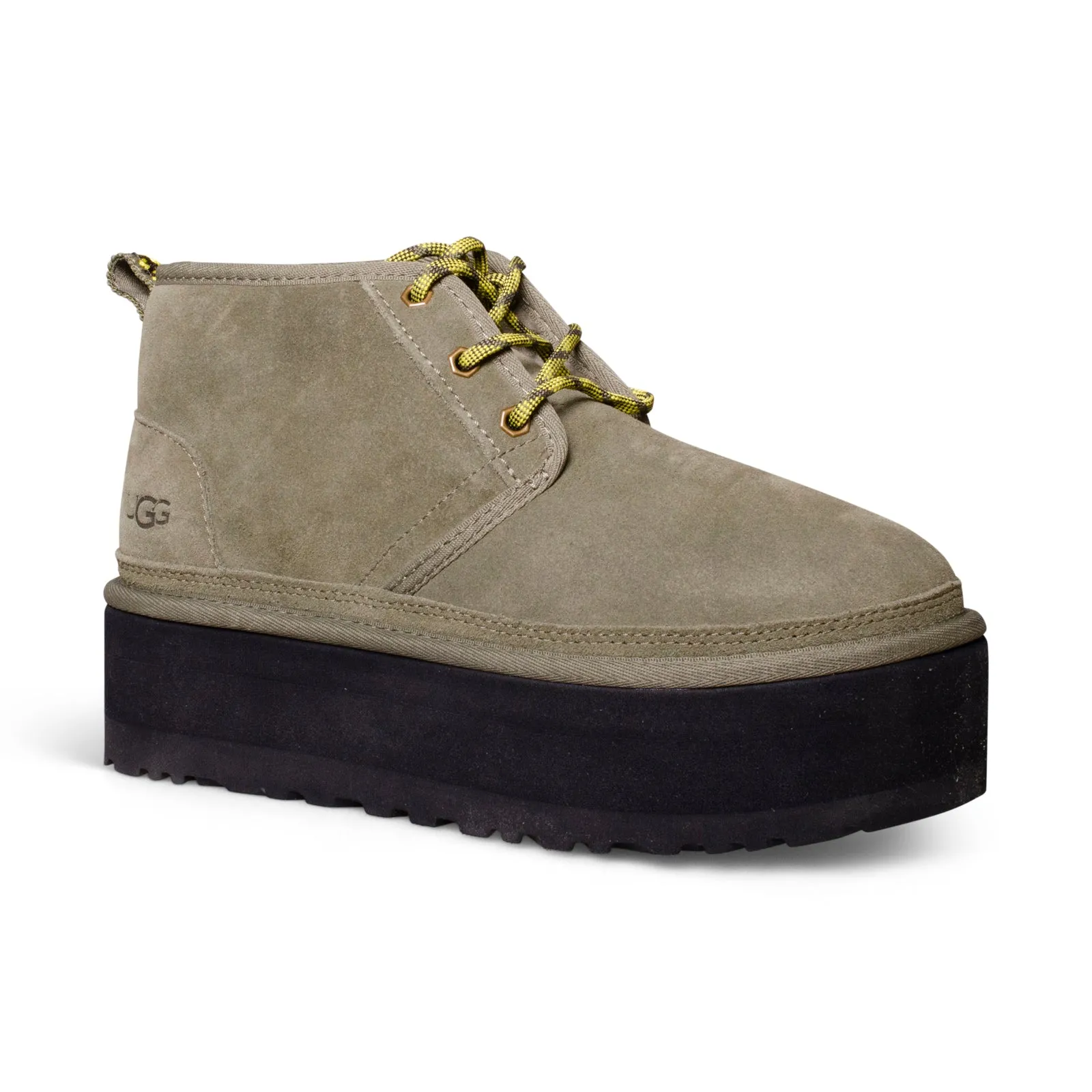 UGG Neumel Heritage Platform Burnt Olive Boots - Women's