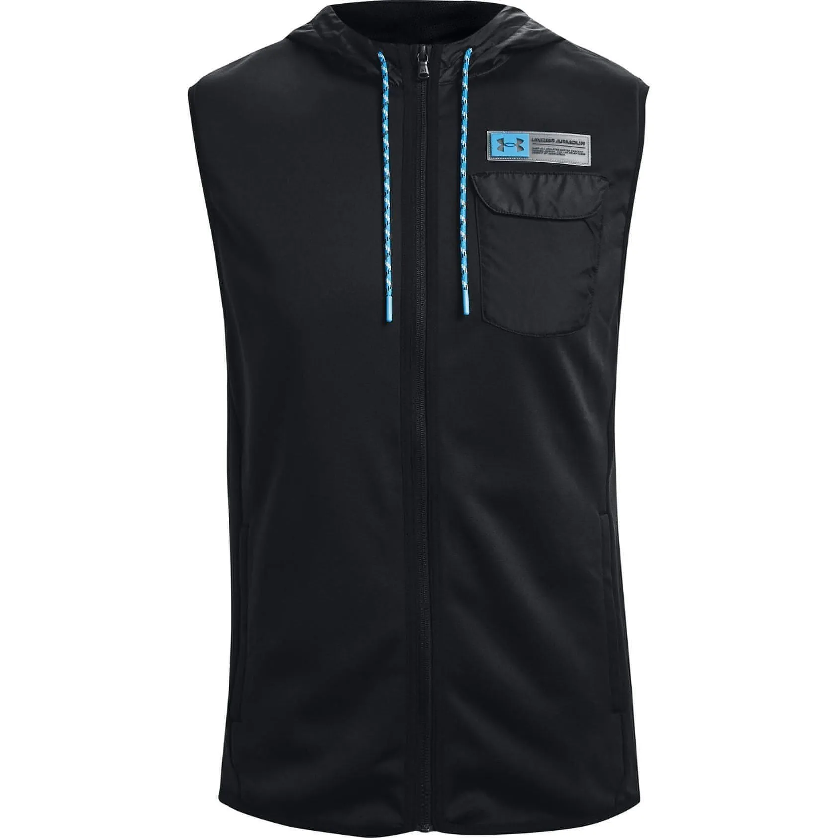 Under Armour Storm Hooded Mens Running Gilet - Black