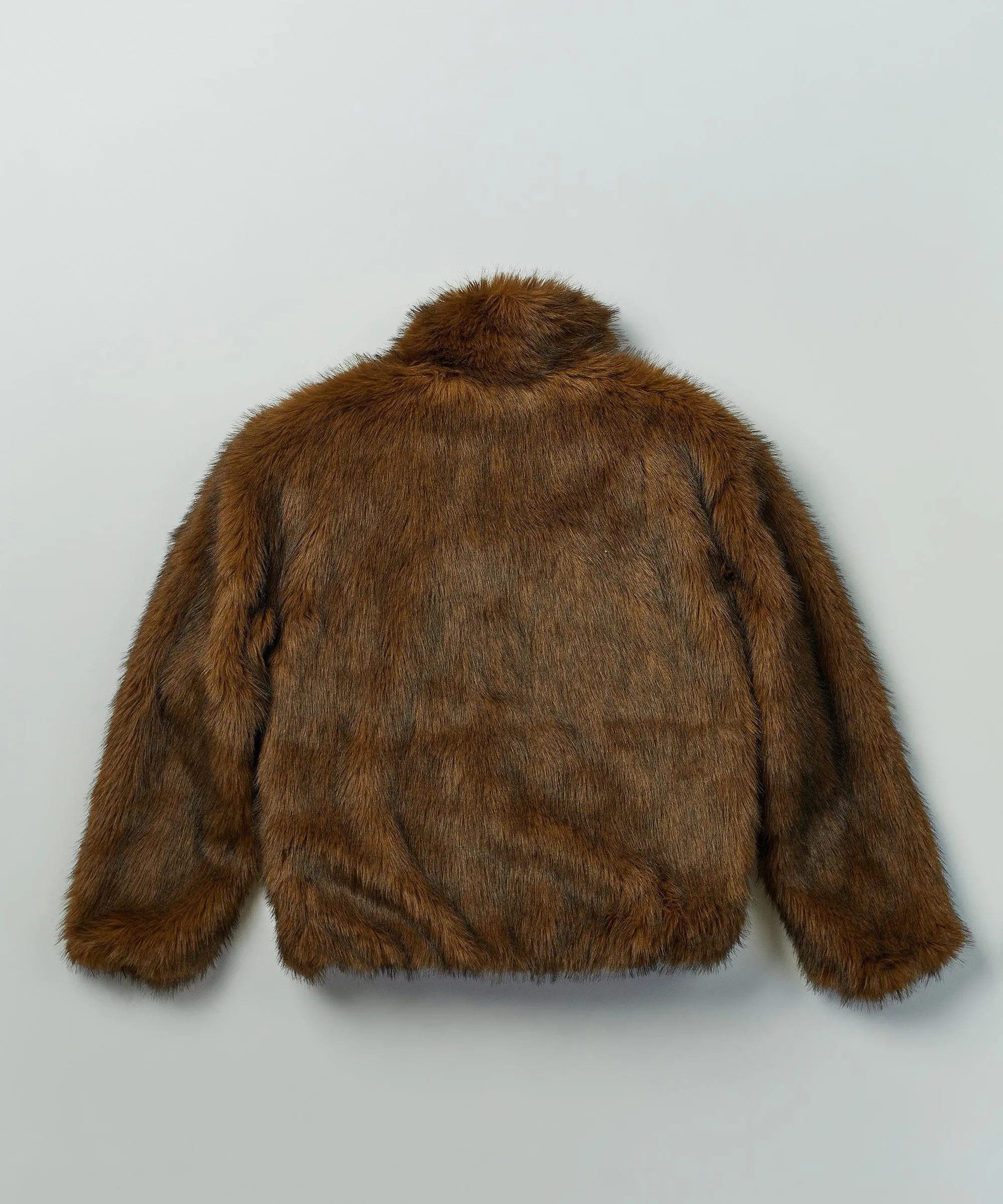 Uptown Faux Fur Jacket - Brown