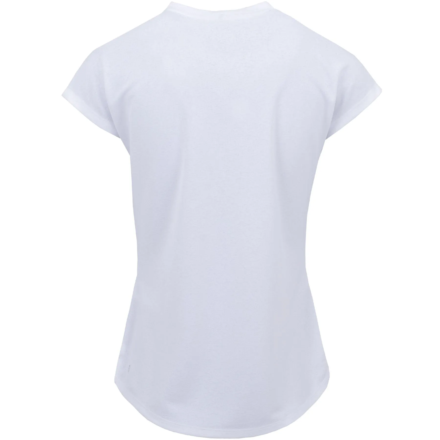 Womens Essential Henley Polo White - SS22